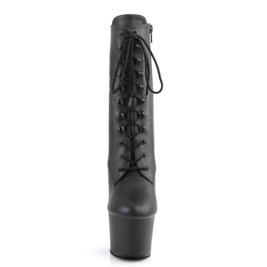 High Heels Pleaser | Pleaser Stiefelette Sky-1020 Schwarz