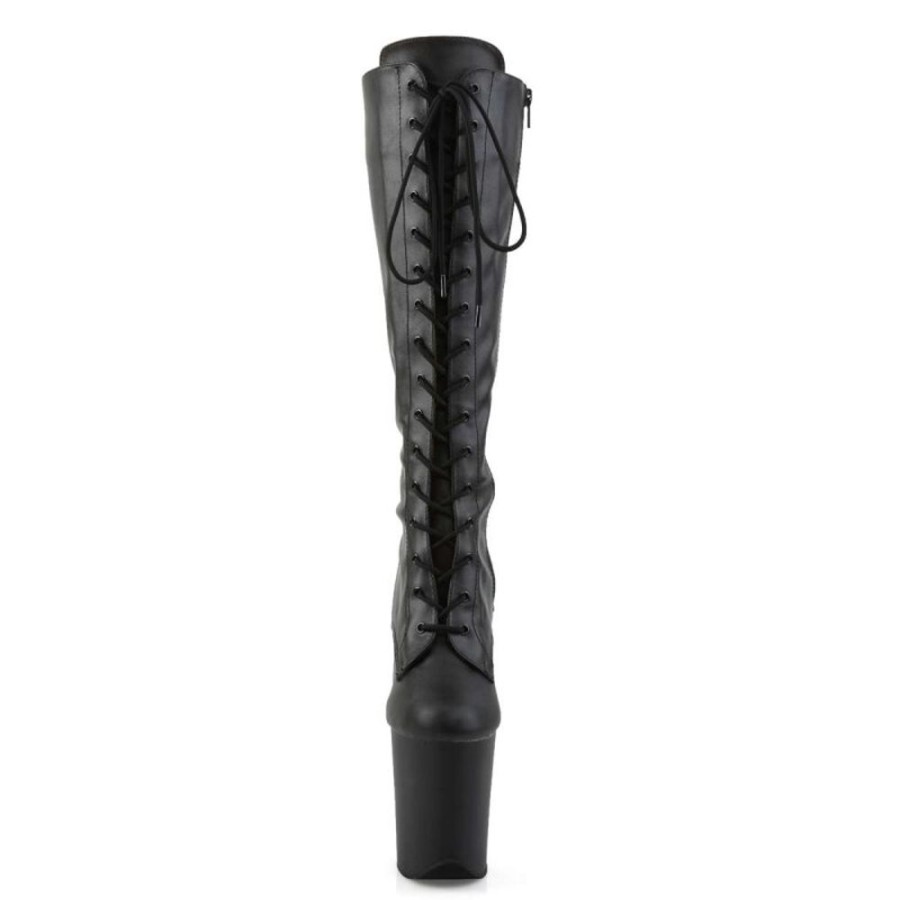 High Heels Pleaser | Pleaser Stiefel Flamingo-2023 Schwarz