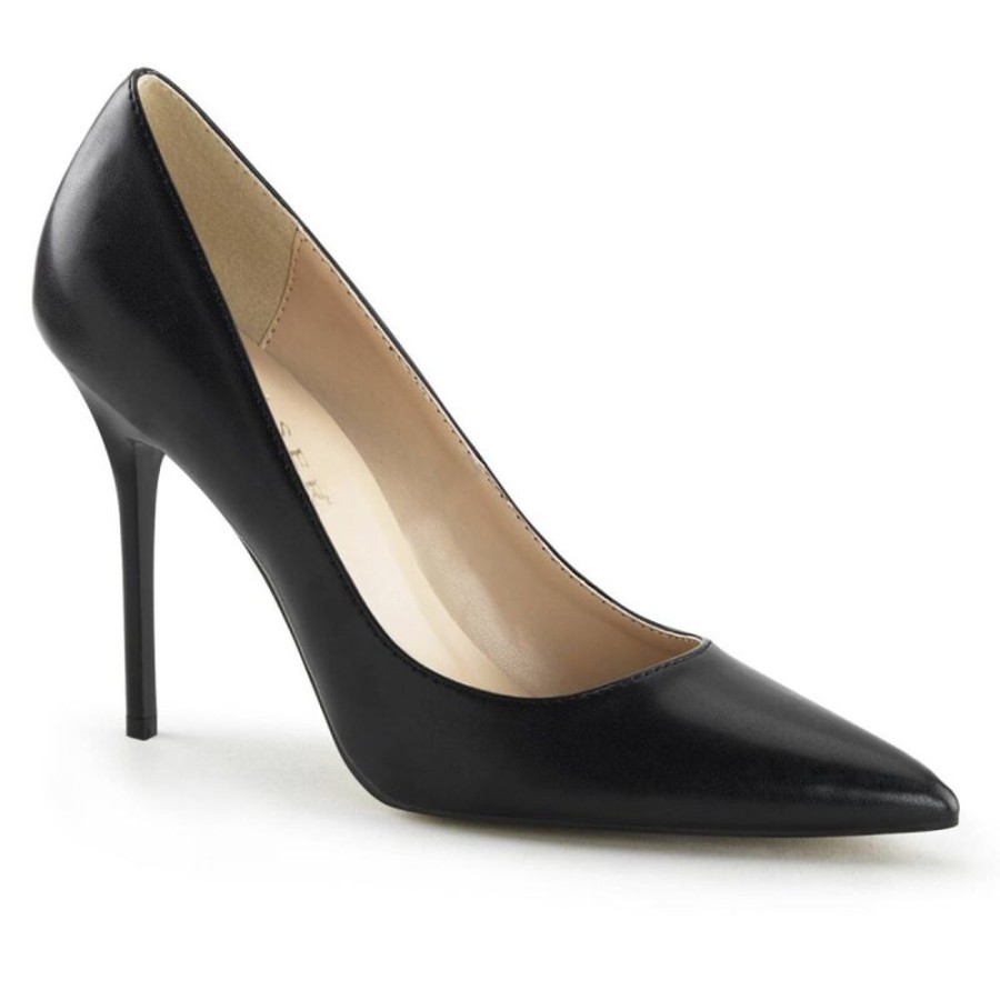 High Heels Pleaser | Pleaser Classique-20 Pumps Schwarz