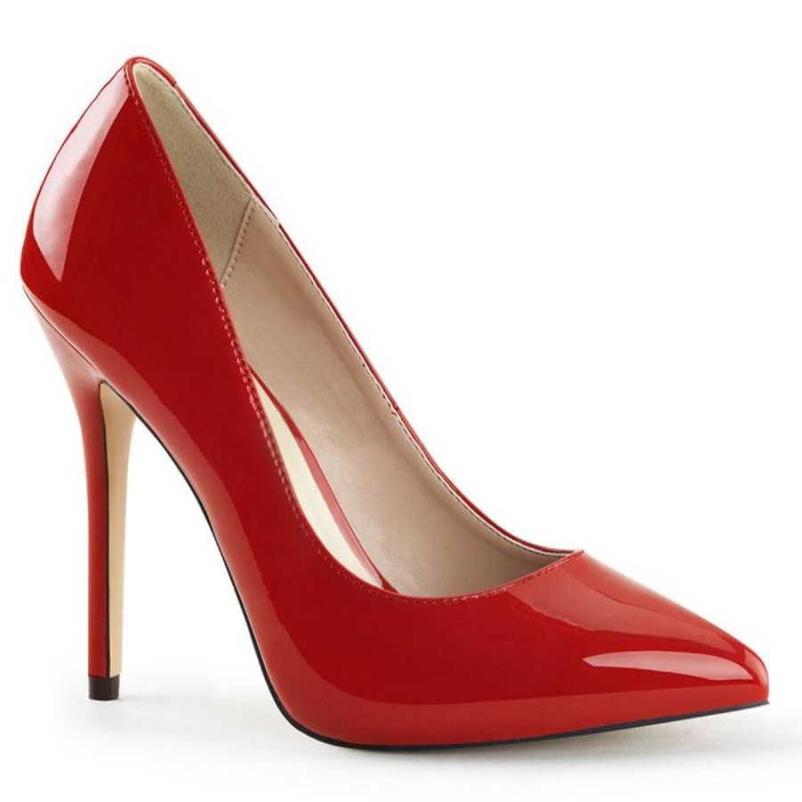 High Heels Pleaser | Pleaser Amuse-20 Pumps Lack Rot