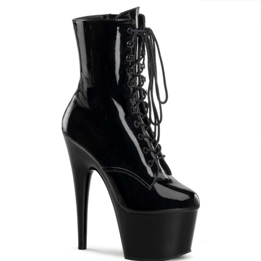 High Heels Pleaser | Pleaser Stiefelette Adore-1020 Schwarz