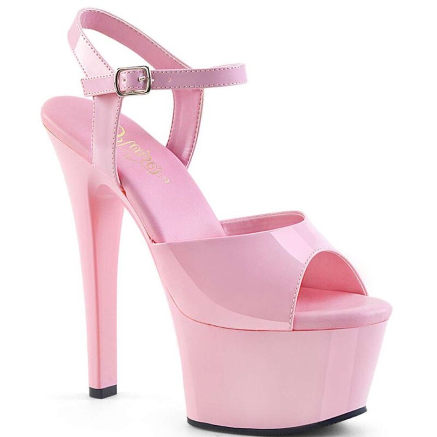 High Heels Pleaser | Pleaser Sandalette Aspire-609 Baby Pink