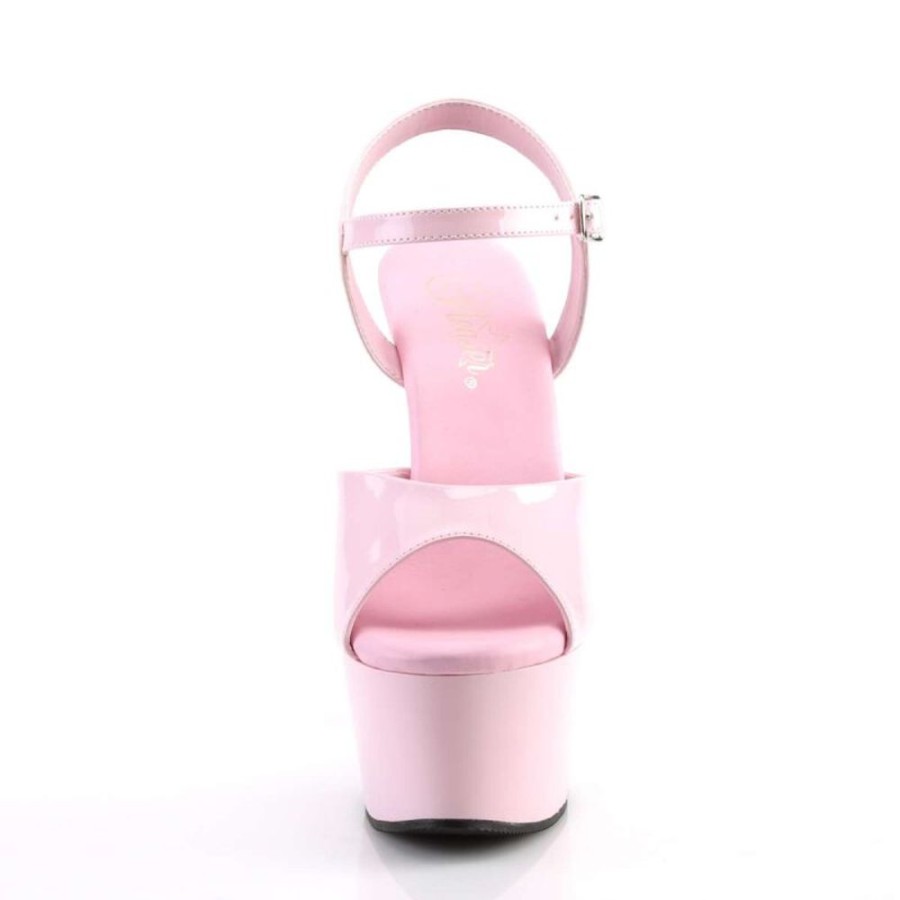 High Heels Pleaser | Pleaser Sandalette Aspire-609 Baby Pink