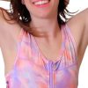 Pole Dance Kleidung Bad Kitty | Polefit Azalea Zipper Top Pastell