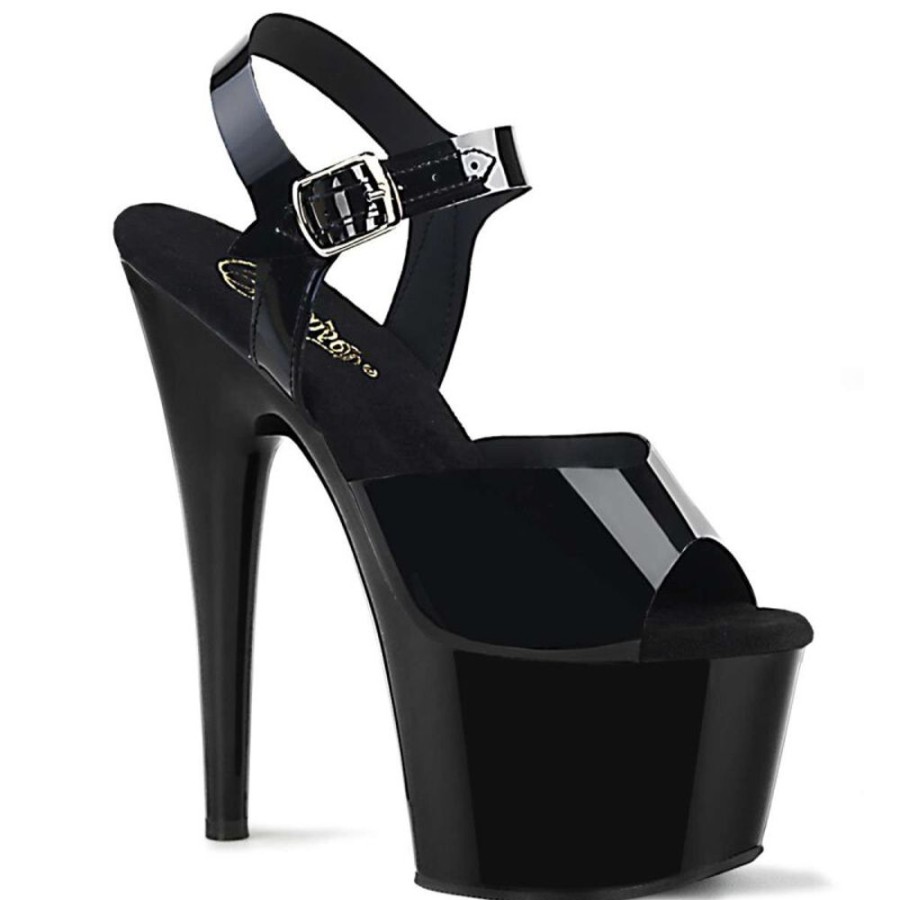 High Heels Pleaser | Pleaser Sandalette Adore-708N Schwarz