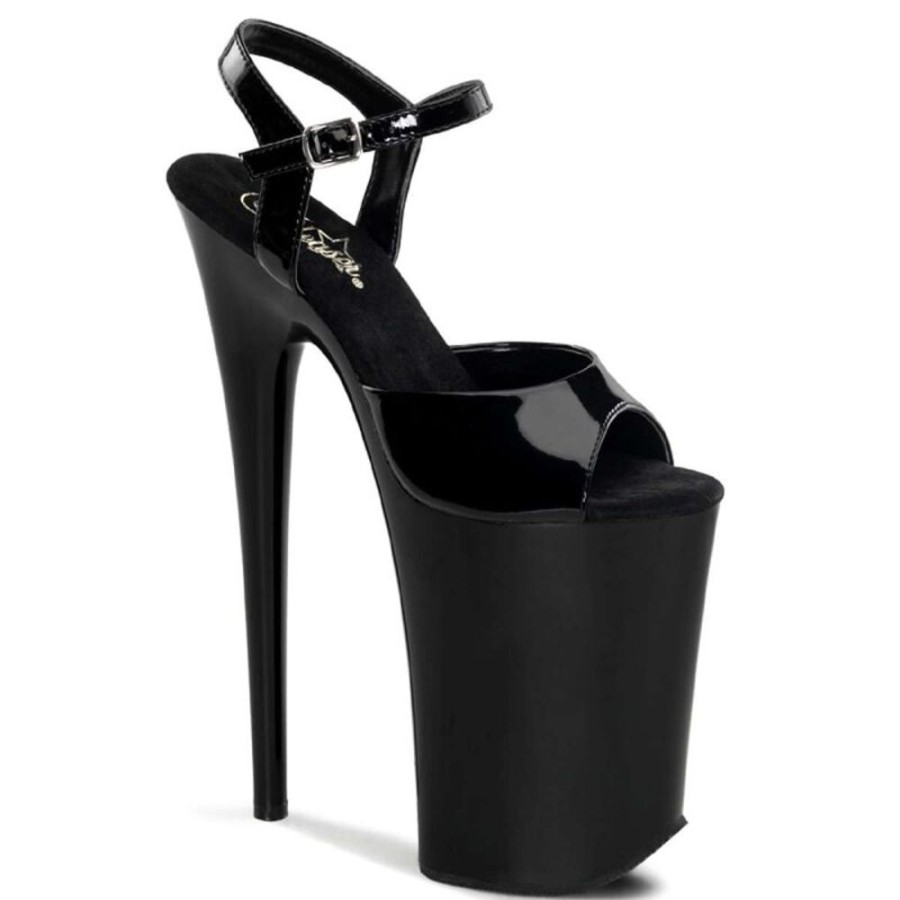 High Heels Pleaser | Pleaser Sandalette Infinity-909 Schwarz