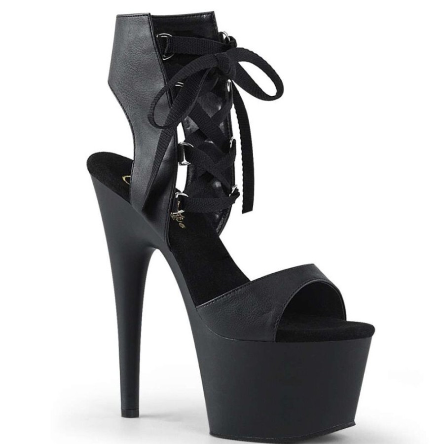 High Heels Pleaser | Pleaser Sandalette Adore-700-14 Schwarz