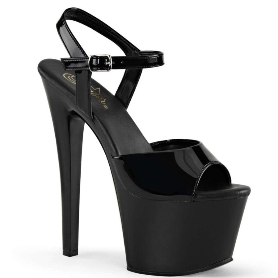 High Heels Pleaser | Pleaser Sandalette Sky-309Vl Schwarz