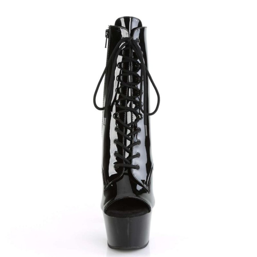 High Heels Pleaser | Pleaser Stiefelette Aspire-1021 Schwarz