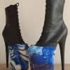 Pole Dance Kleidung Heel Heldin | Heel Heldin High Heel Schutz Marble Royal Blue