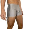 Pole Dance Kleidung Juicee Peach | Juicee Peach Men Shorts Tie Side Silver Grey