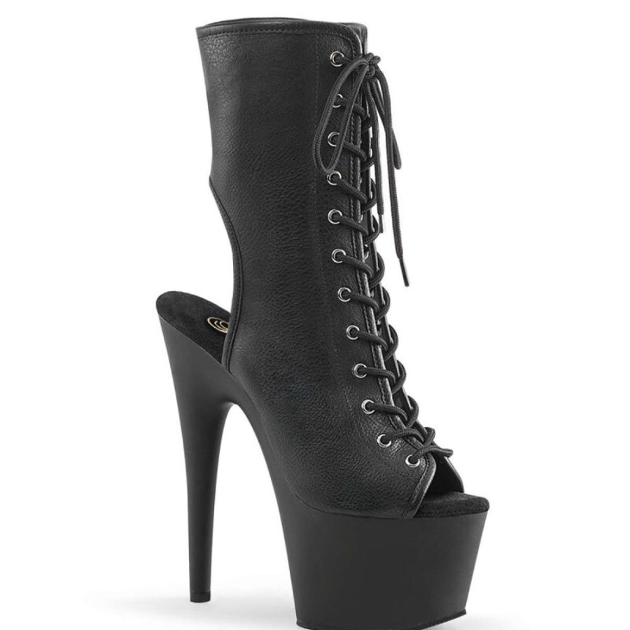 High Heels Pleaser | Pleaser Stiefelette Adore-1016 Schwarz