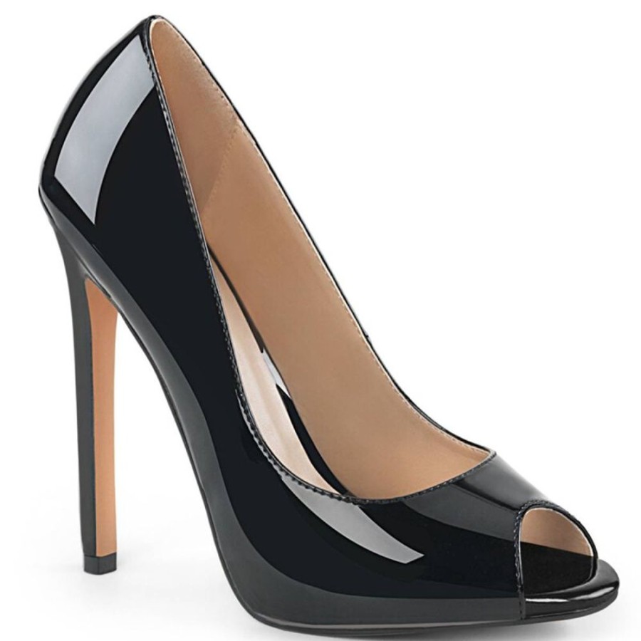 High Heels Pleaser | Pleaser Sexy-42 Pumps Lack Schwarz