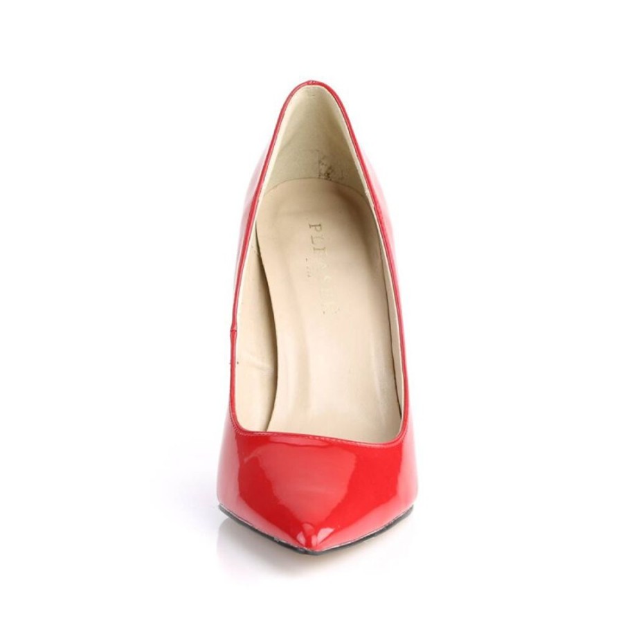 High Heels Pleaser | Pleaser Classique-20 Pumps Lack Rot