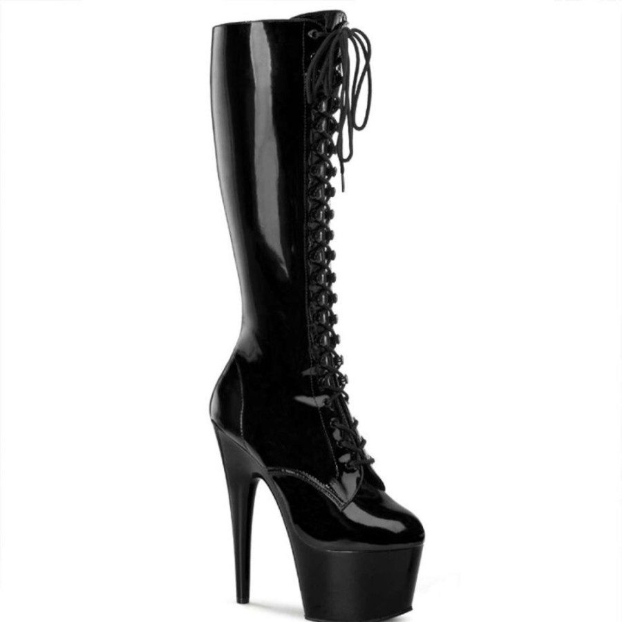 High Heels Pleaser | Pleaser Stiefel Adore-2023 Schwarz