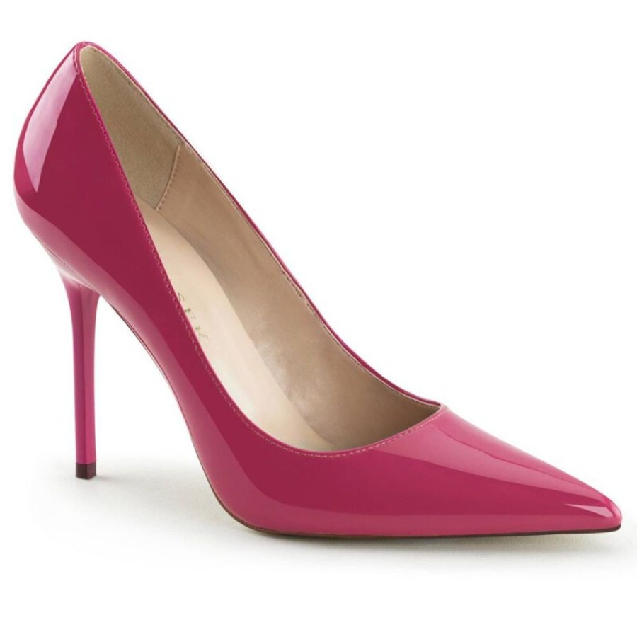 High Heels Pleaser | Pleaser Classique-20 Pumps Lack Pink