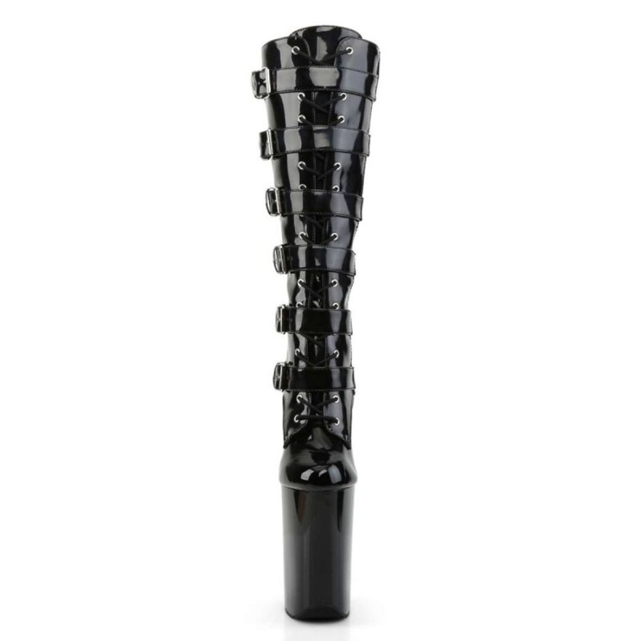 High Heels Pleaser | Pleaser Stiefel Infinity-2049 Schwarz