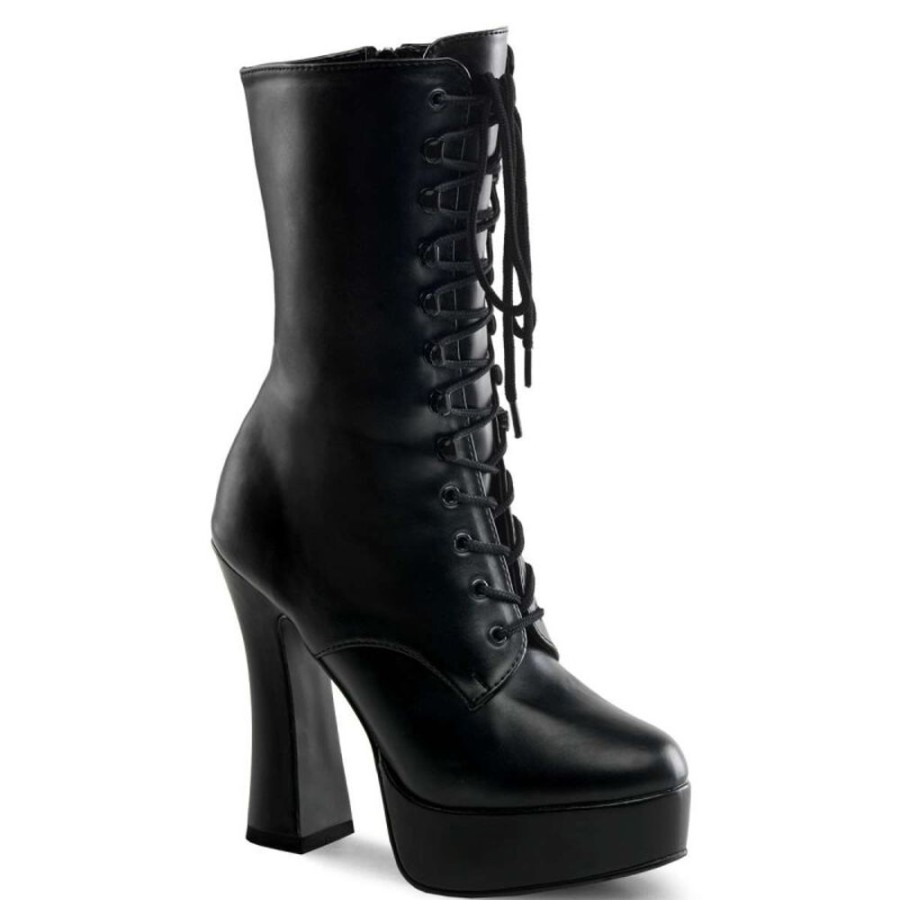 High Heels Pleaser | Pleaser Stiefelette Electra-1020 Schwarz