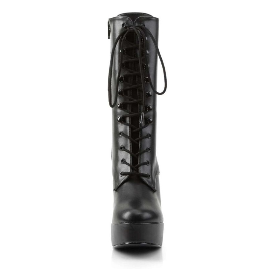 High Heels Pleaser | Pleaser Stiefelette Electra-1020 Schwarz