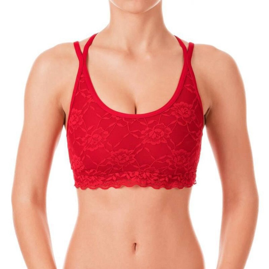 Pole Dance Kleidung Dragonfly | Dragonfly Top Nicole Lace Red