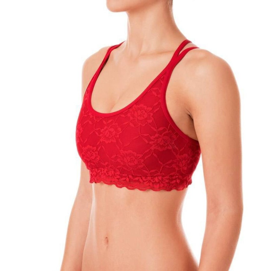 Pole Dance Kleidung Dragonfly | Dragonfly Top Nicole Lace Red