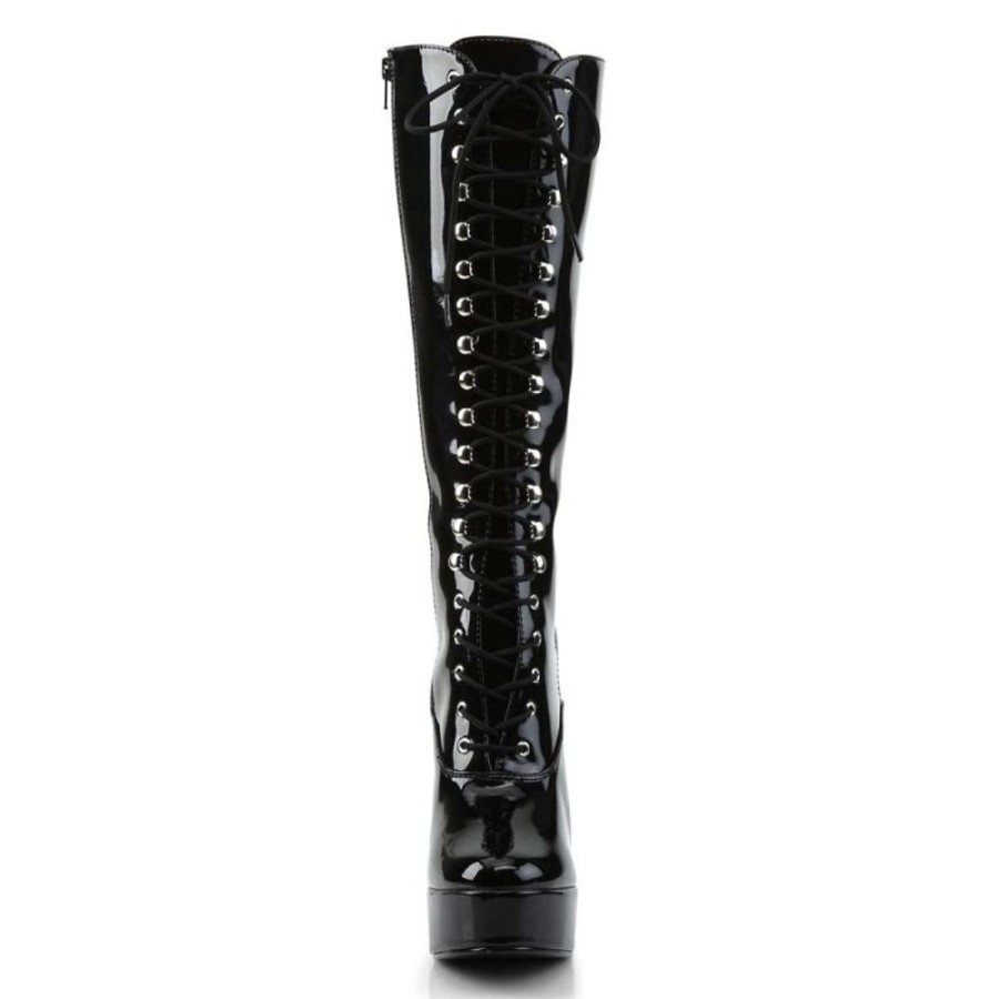 High Heels Pleaser | Pleaser Stiefel Electra-2020 Schwarz