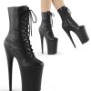 High Heels Pleaser | Pleaser Stiefelette Infinity-1020 Schwarz