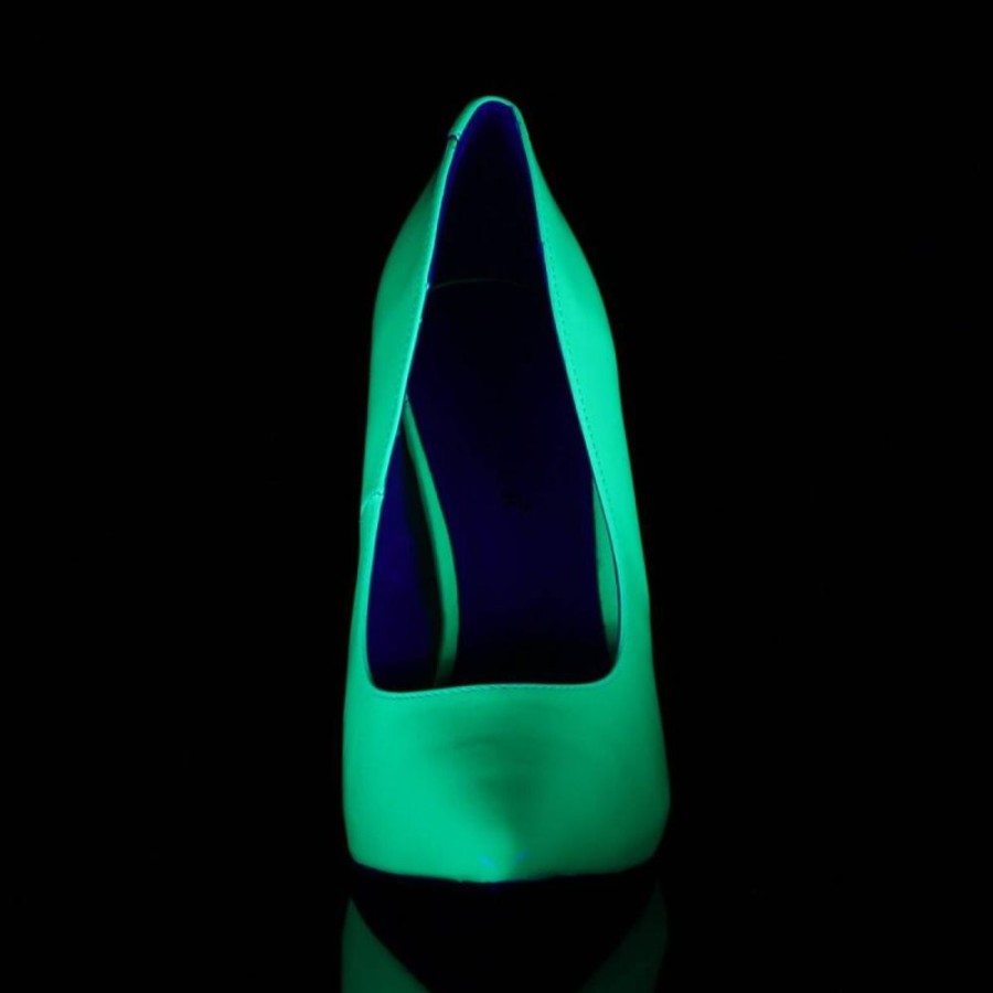 High Heels Pleaser | Pleaser Amuse-20 Pumps Lack Neon Grun