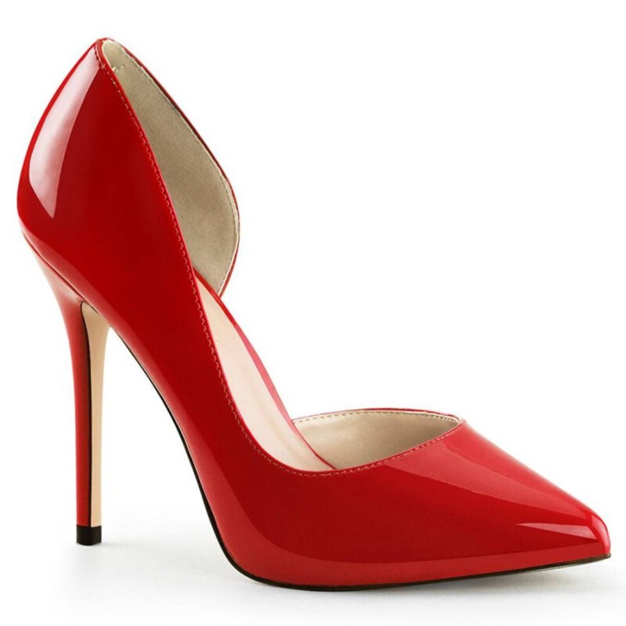 High Heels Pleaser | Pleaser Amuse-22 Pumps Lack Rot