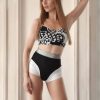 Pole Dance Kleidung Oksa Polewear | Oksawear Top Lux Schwarz/Weis