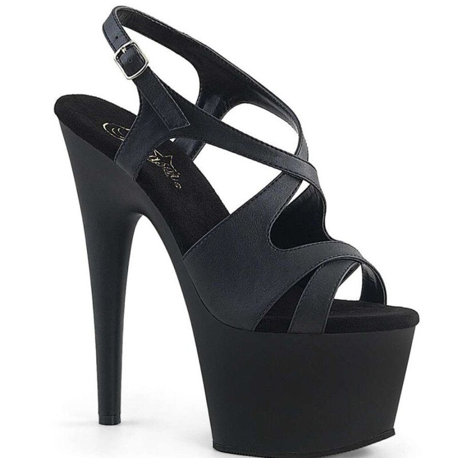 High Heels Pleaser | Pleaser Sandalette Adore-730 Schwarz