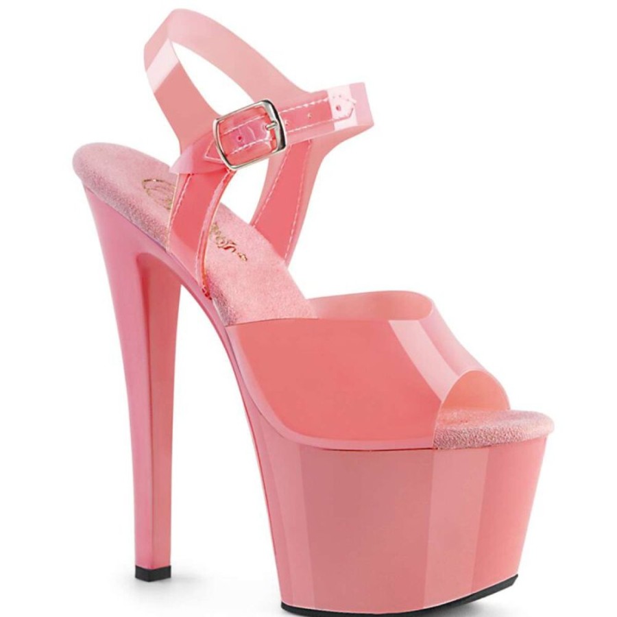 High Heels Pleaser | Pleaser Sandalette Sky-308N Baby Pink