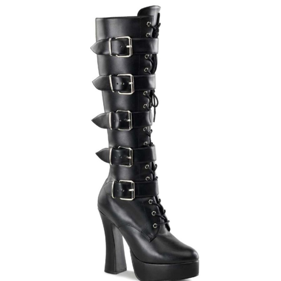 High Heels Pleaser | Pleaser Stiefel Electra-2042 Schwarz