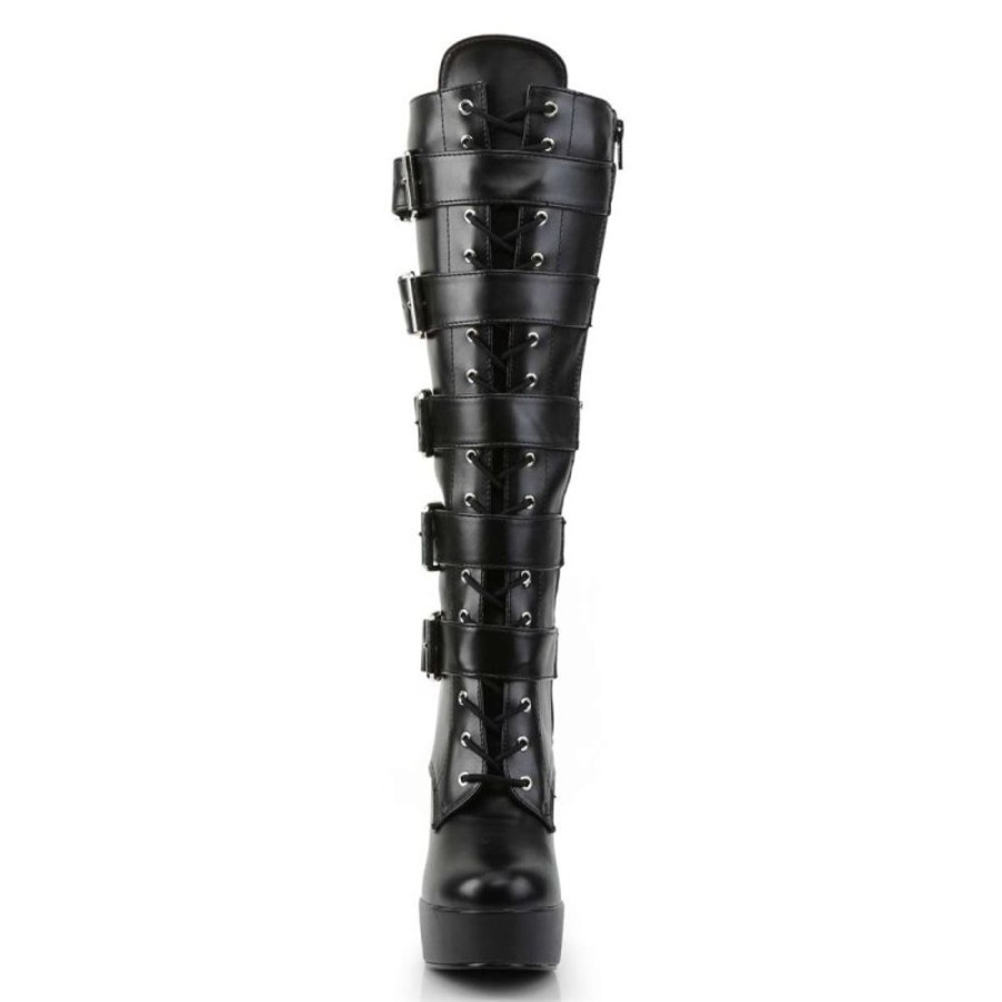 High Heels Pleaser | Pleaser Stiefel Electra-2042 Schwarz