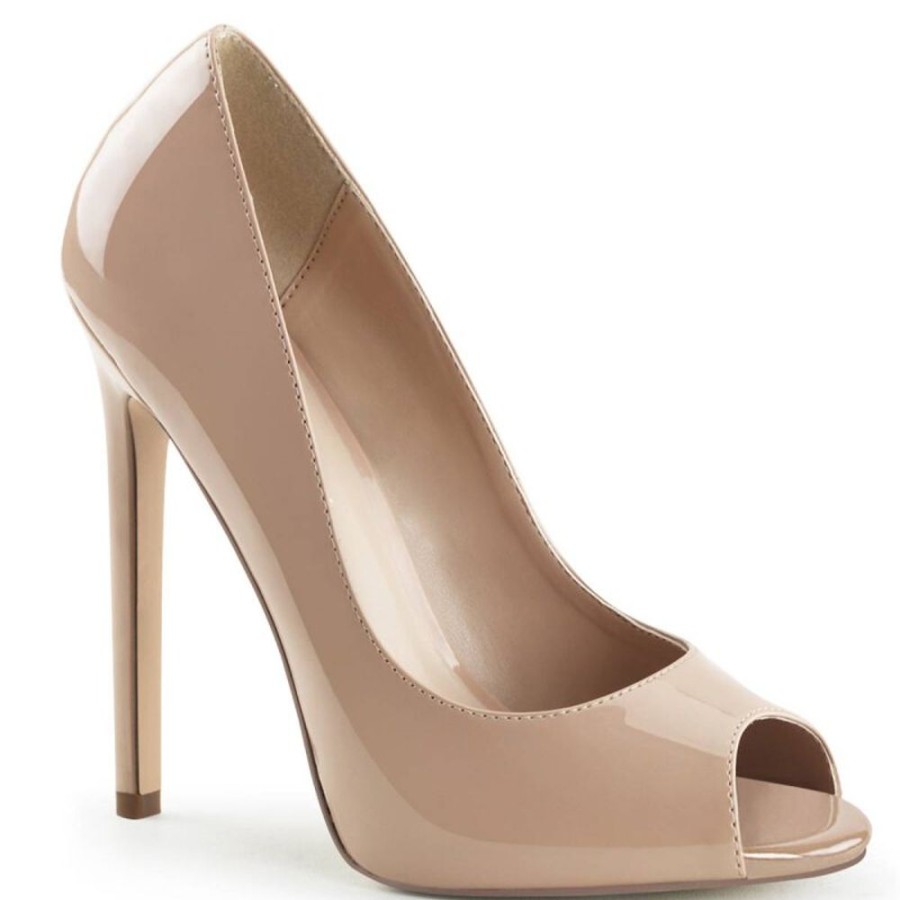 High Heels Pleaser | Pleaser Sexy-42 Pumps Lack Beige