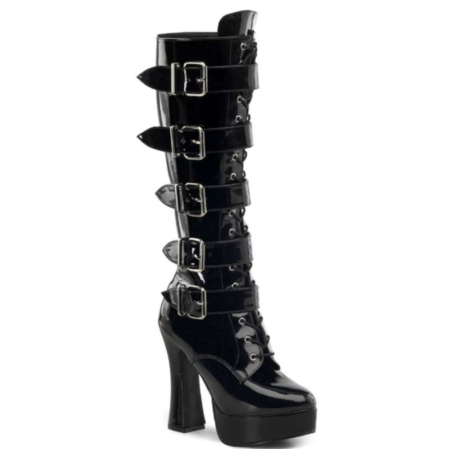 High Heels Pleaser | Pleaser Stiefel Electra-2042 Schwarz