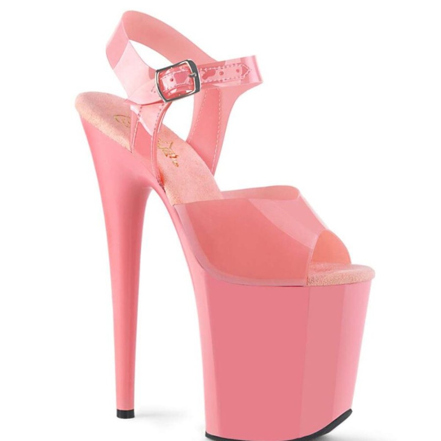 High Heels Pleaser | Pleaser Sandalette Flamingo-808N Baby Pink