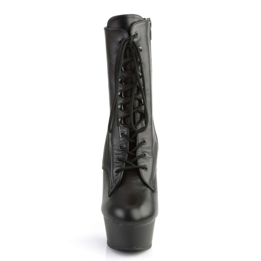 High Heels Pleaser | Pleaser Stiefelette Delight-1020 Schwarz