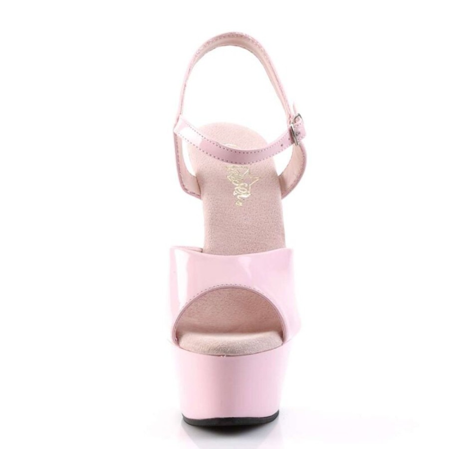 High Heels Pleaser | Pleaser Sandalette Kiss-209 Baby Pink