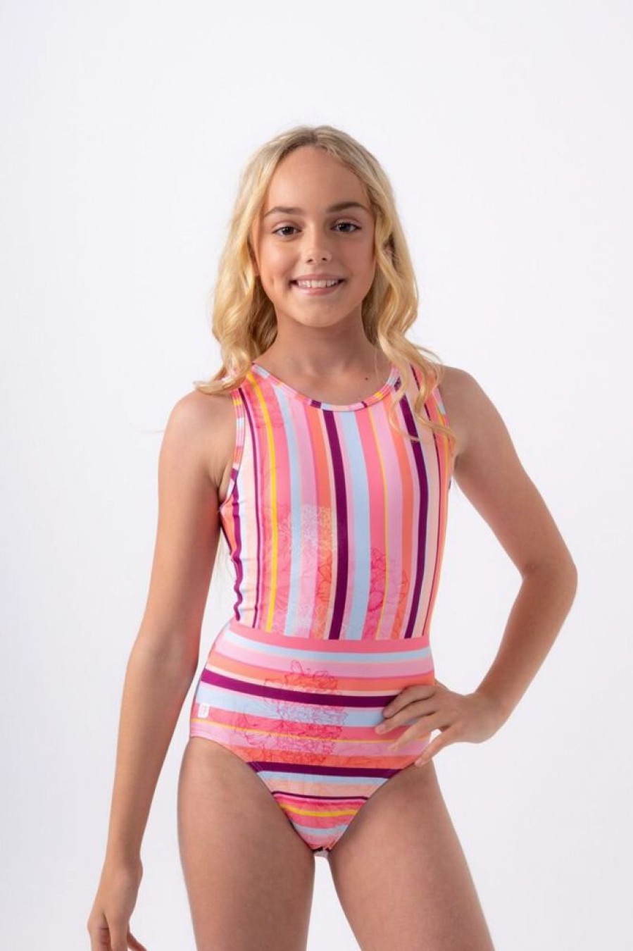 Pole Dance Kleidung Sylvia P Sportswear | Sylvia P Gymnastikanzug Gypsy Stripe