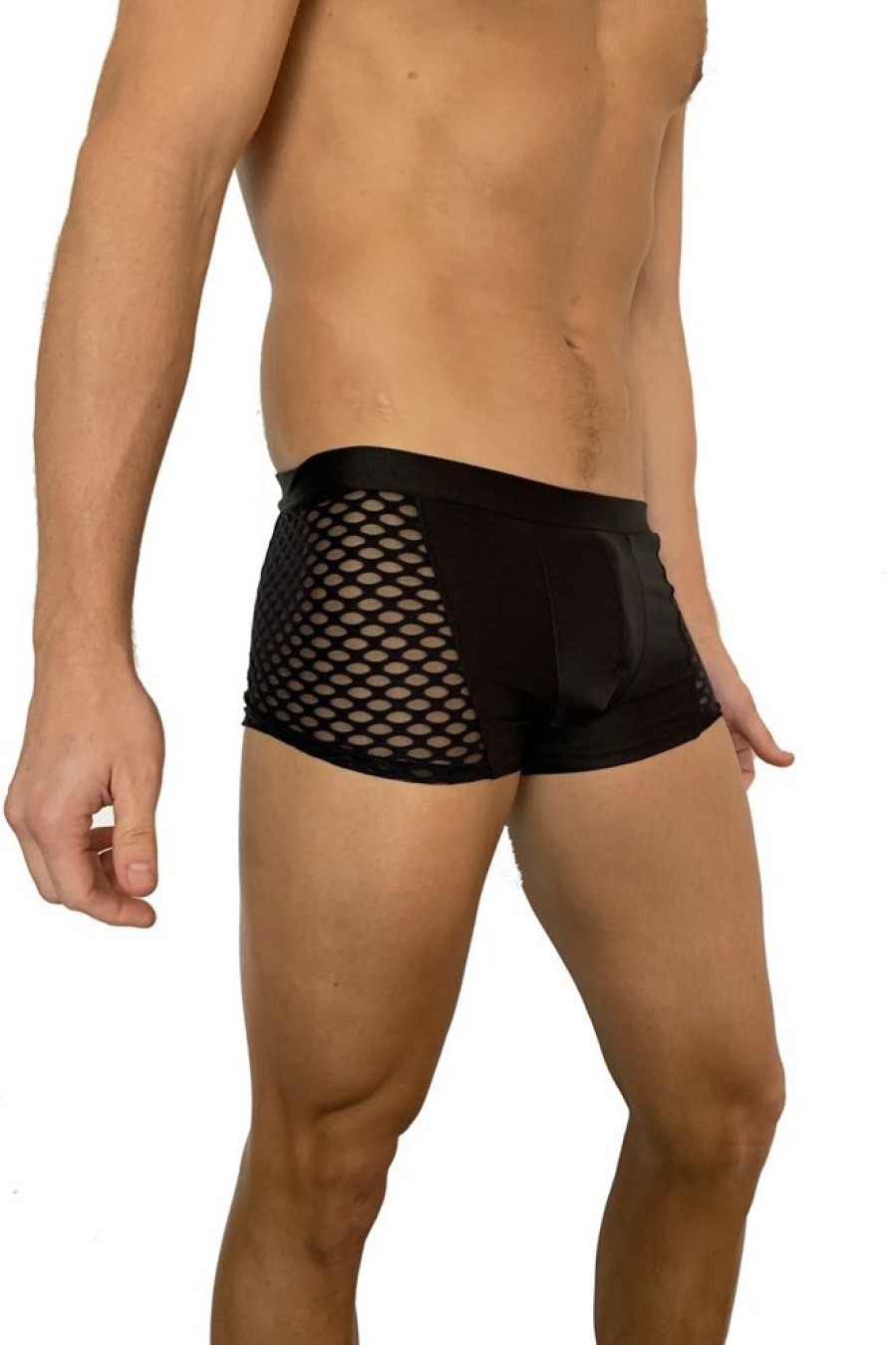 Pole Dance Kleidung Juicee Peach | Juicee Peach Men Shorts Tie Side Power Mesh