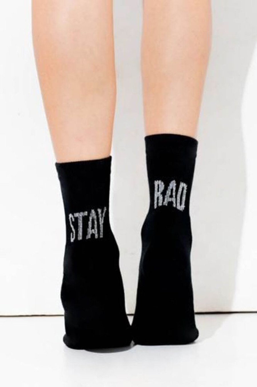 Pole Dance Kleidung RAD Polewear | Rad Socken "Stay Rad" Schwarz