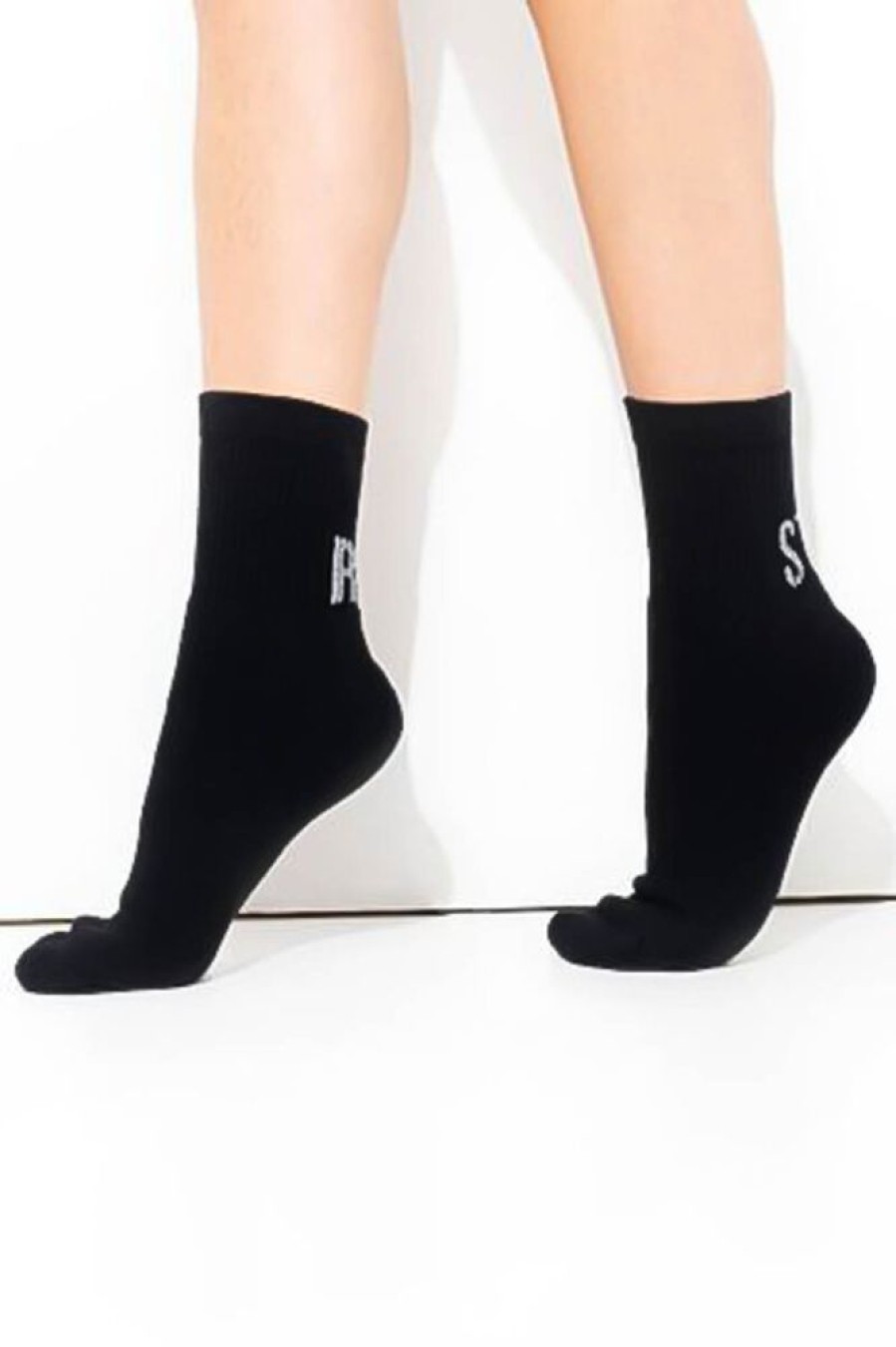 Pole Dance Kleidung RAD Polewear | Rad Socken "Stay Rad" Schwarz