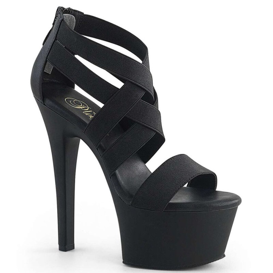 High Heels Pleaser | Pleaser Sandalette Aspire-669 Schwarz