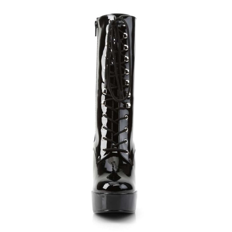 High Heels Pleaser | Pleaser Stiefelette Electra-1020 Schwarz