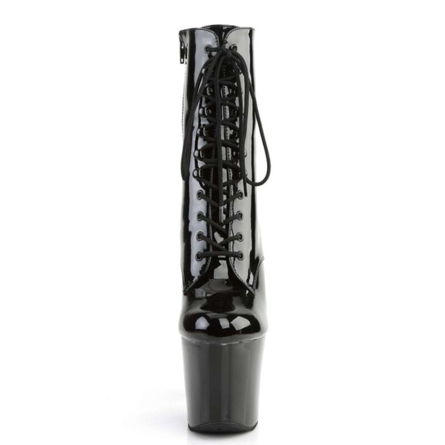 High Heels Pleaser | Pleaser Stiefelette Radiant-1020 Schwarz