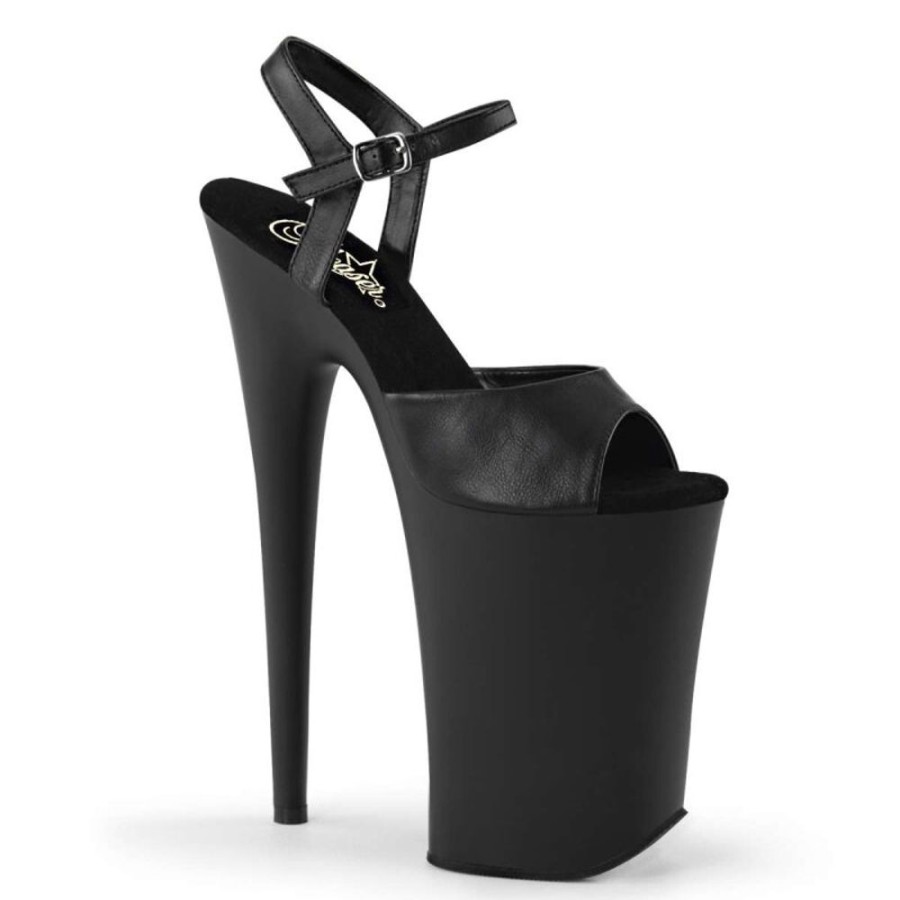 High Heels Pleaser | Pleaser Sandalette Infinity-909 Schwarz