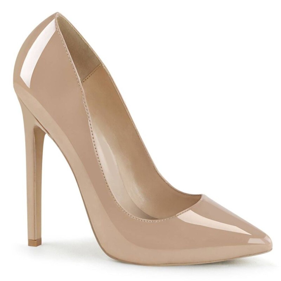 High Heels Pleaser | Pleaser Sexy-20 Pumps Lack Beige