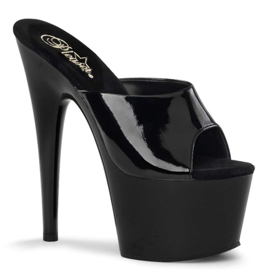 High Heels Pleaser | Pleaser Pantolette Adore-701 Schwarz