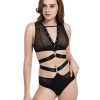 Pole Dance Kleidung Hamade Activewear | Hamade Activewear Crop Top Eyelet Mesh